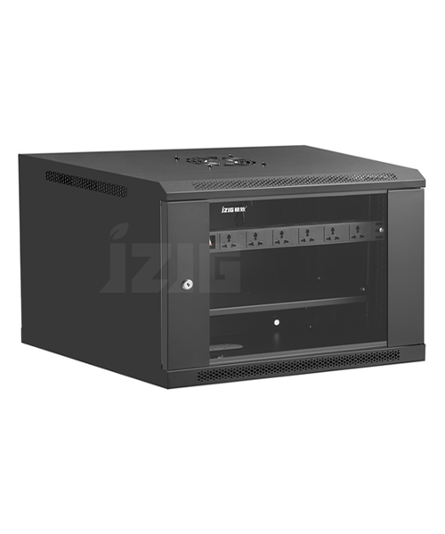 電腦灰玻璃門6U網(wǎng)絡掛墻機柜