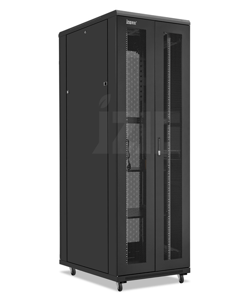 雙開六角門孔門42U機(jī)柜