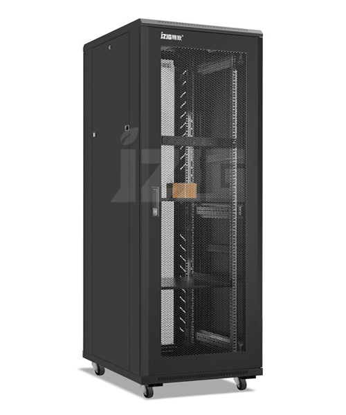 黑色網(wǎng)孔門(mén)37u機(jī)柜