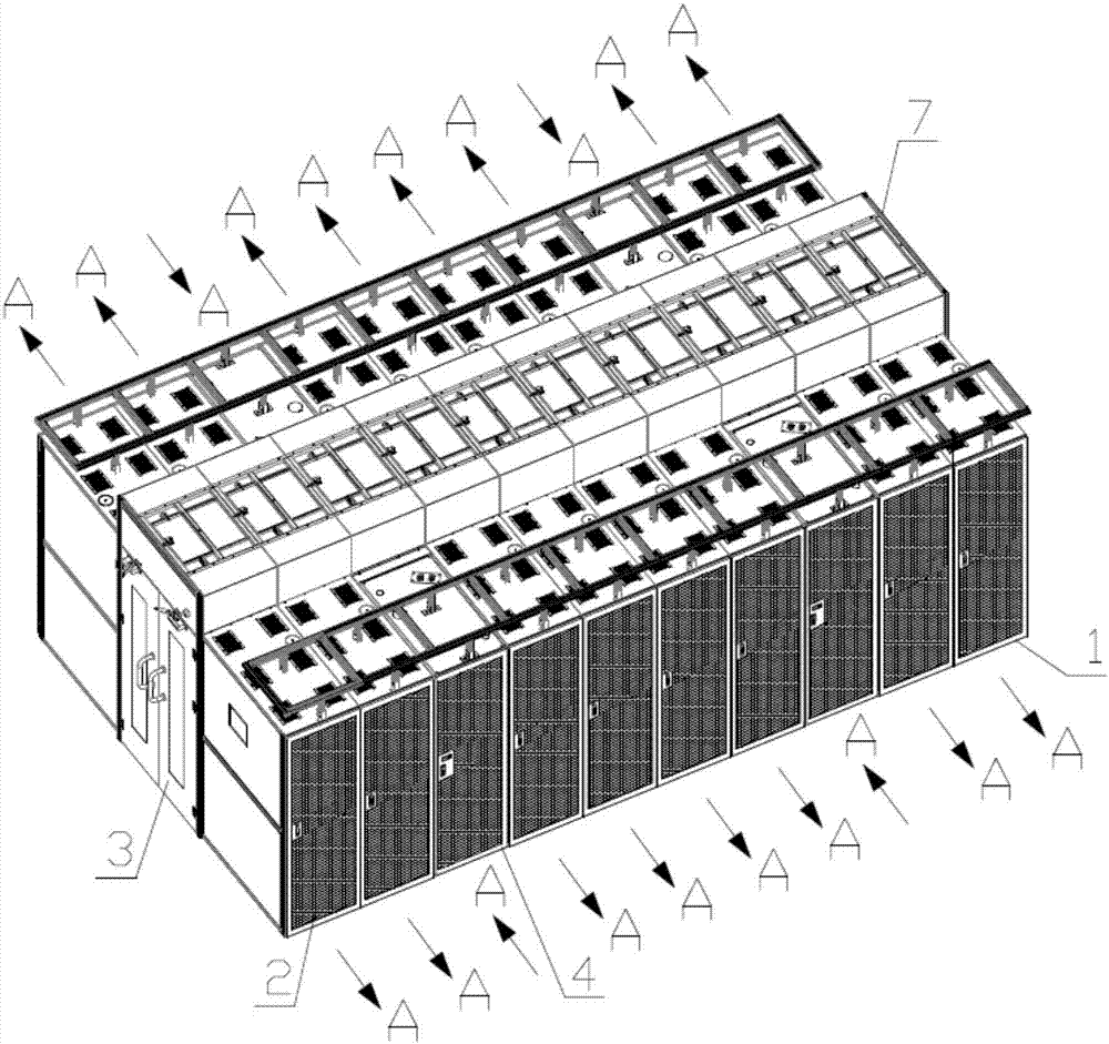 冷通道機柜效果圖